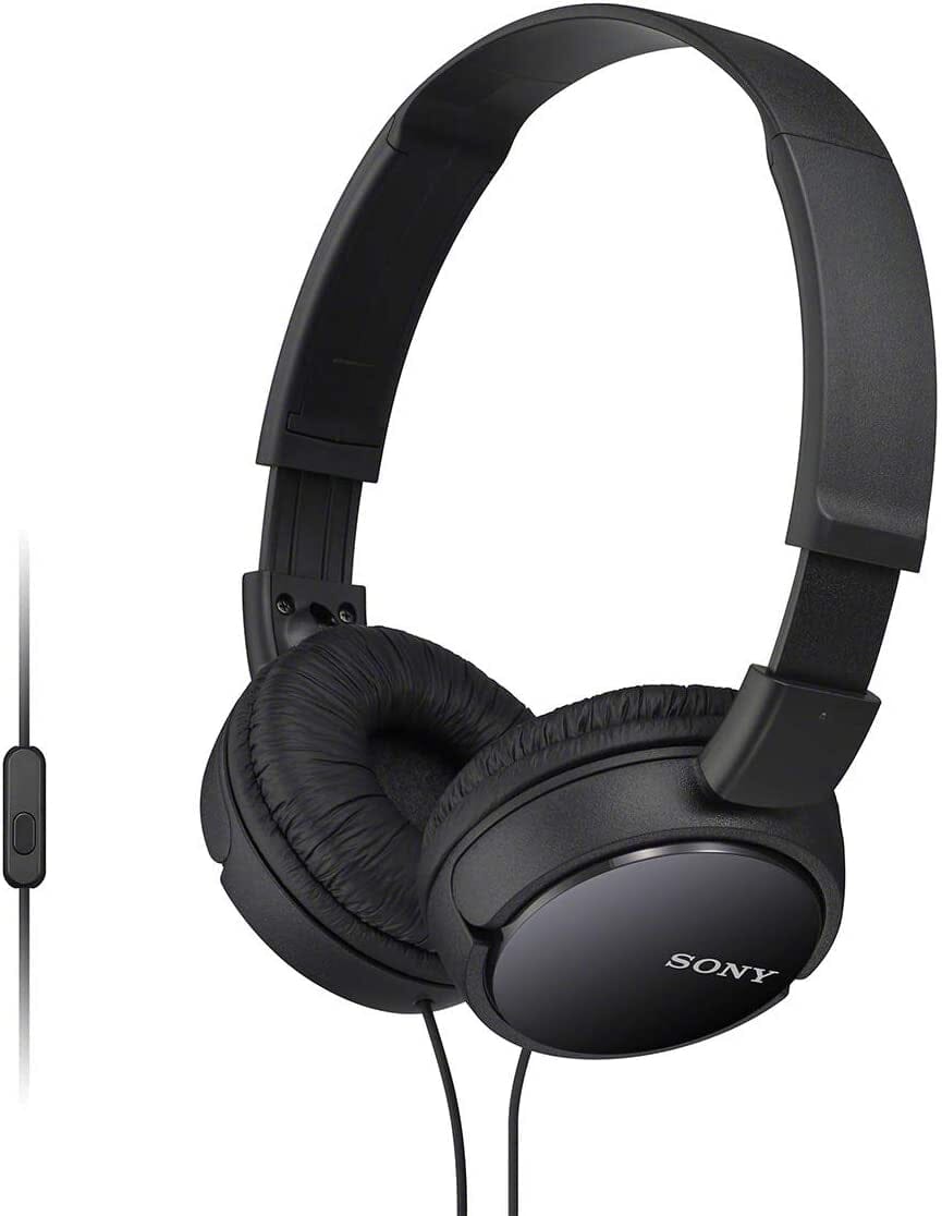 ZX Series Wired On-Ear Headphones with Mic, Black - Tweety