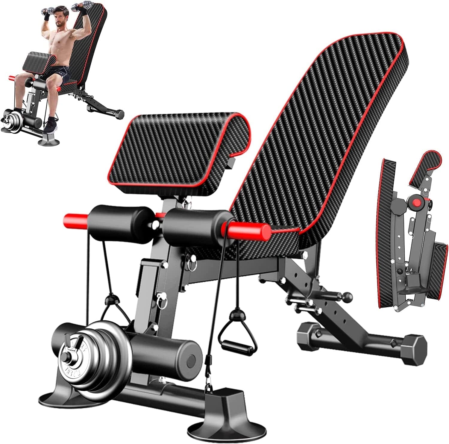 Utility Weight Benches for Full Body Workout - Tweety