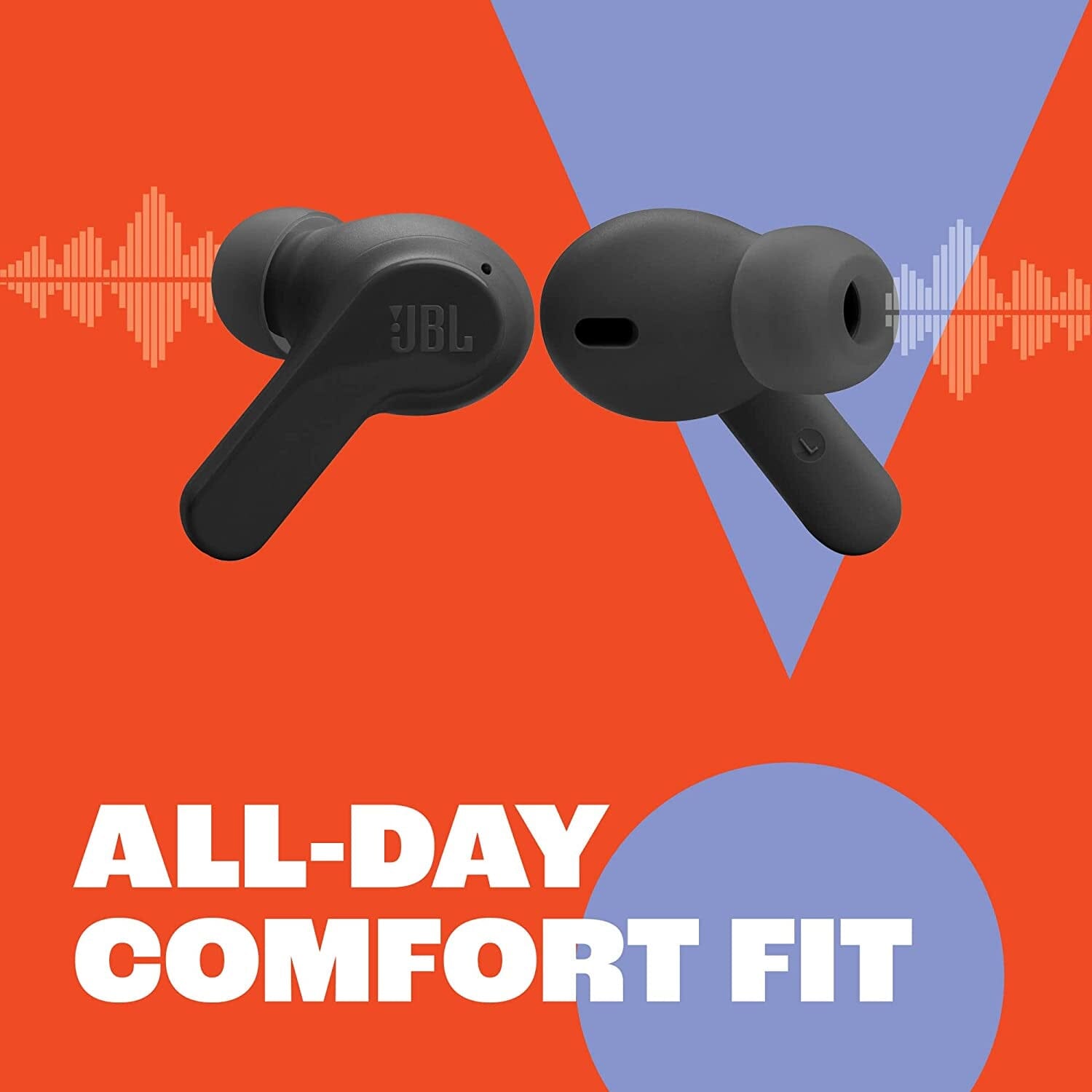 Vibe Beam True Wireless Headphones - Black, Small - Tweety